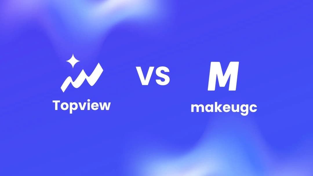 Topview vs MakeUGC comparison - Best MakeUGC Alternative for AI video generation
